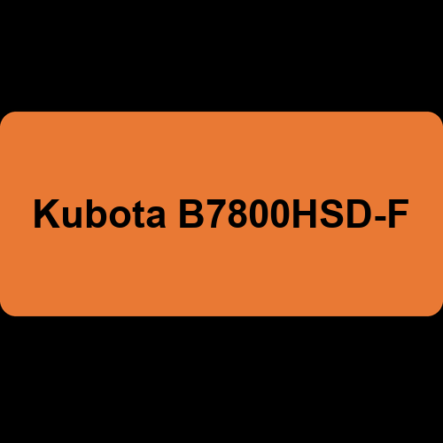 Kubota B7800HSD-F